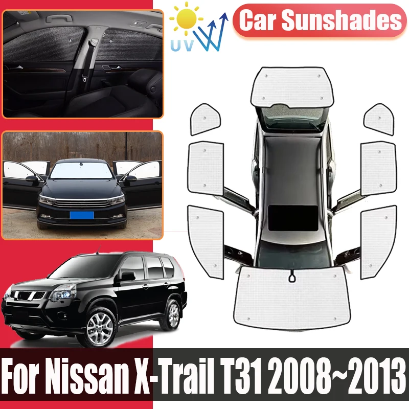 Автомобильные солнцезащитные козырьки для Nissan X-Trail T31 2008 2009 2010 ~ 2013 автомобильные чехлы с полным покрытием, солнцезащитные козырьки, аксессуары с защитой от УФ-лучей
Автомобильные солнцезащитные козырьки для Nissan X-Trail T31 2008 2009 2010 ~ 2013 автомобильные чехлы с полным покрытием, солнцезащитные козырьки, аксессуары с защитой от УФ-лучей