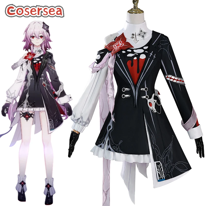 Cosersea Evernight Cosplay Costume Game Honkai: Star Rail Evernight Halloween Women Dress Carnival Party Uniform Outfit Fullset
Cosersea Evernight Cosplay Costume Game Honkai: Star Rail Evernight Halloween Women Dress Carnival Party Uniform Outfit Fullset