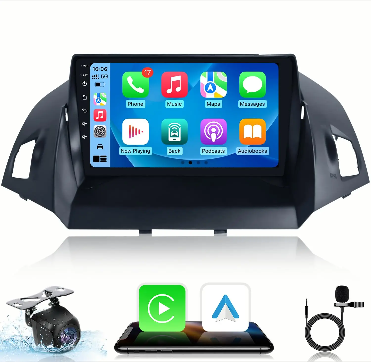 Android Radio for【Ford Escape 2013 2014 2015 2016】2+64G with Wireless Carplay Android Auto, Touchscreen Android 13 Car Radio with BT FM Backup Camera
Android Radio for【Ford Escape 2013 2014 2015 2016】2+64G with Wireless Carplay Android Auto, Touchscreen Android 13 Car Radio with BT FM Backup Camera