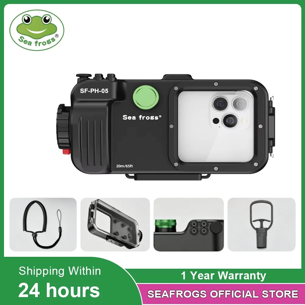 Seafrogs 20Meter General Mobile Phone Waterproof Case Durable Protection for Your Phone
Seafrogs 20Meter General Mobile Phone Waterproof Case Durable Protection for Your Phone