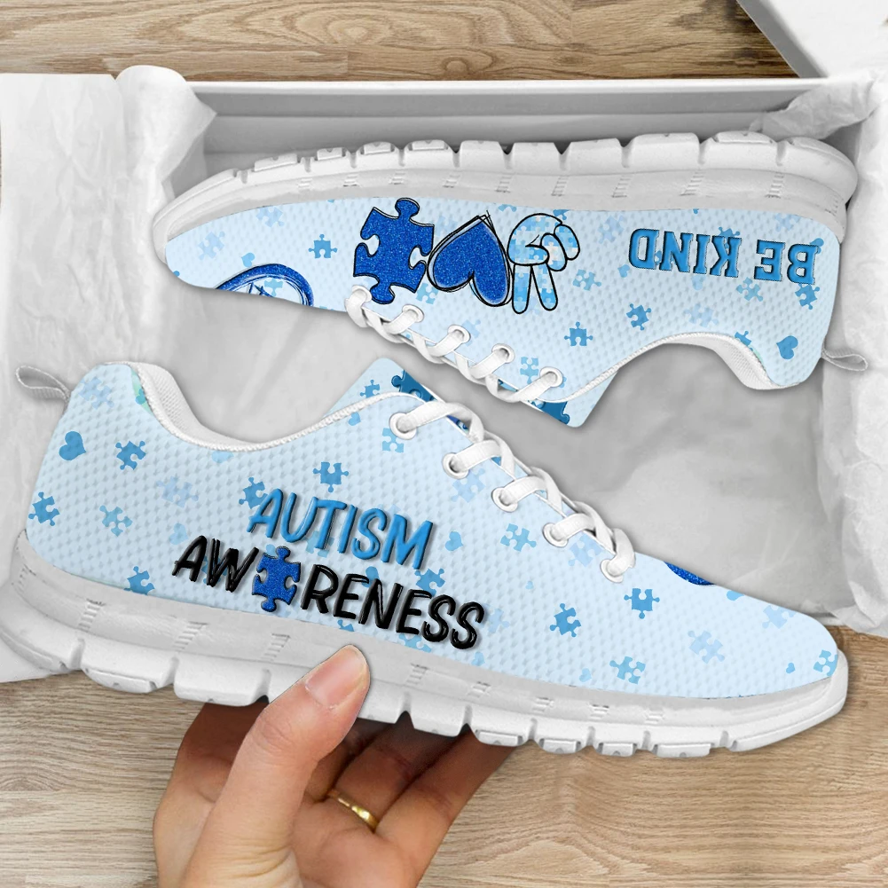 INSTANTARTS Autism Awareness Sport Sneakers for Women Autumn Spring Comfort Flat Shoes Non-Slip Running Shoes Plus Size Tennis
INSTANTARTS Autism Awareness Sport Sneakers for Women Autumn Spring Comfort Flat Shoes Non-Slip Running Shoes Plus Size Tennis