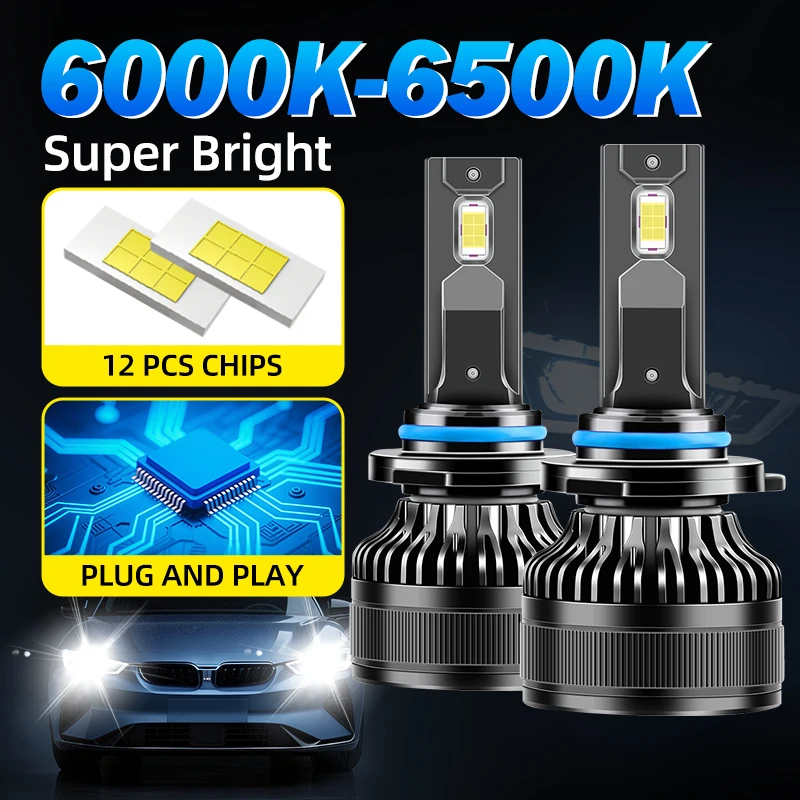 2PCS LED Headlight Bulbs H1 H4 H7 Led Headlamp Canbus H11 36000LM High Power 9005 HB3 9006 HB4 High Low Beam Auto Fog Lamp
2PCS LED Headlight Bulbs H1 H4 H7 Led Headlamp Canbus H11 36000LM High Power 9005 HB3 9006 HB4 High Low Beam Auto Fog Lamp