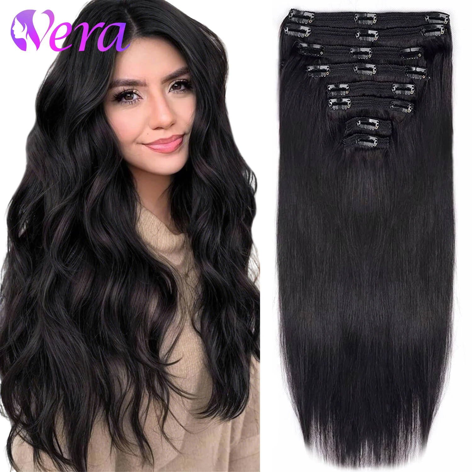 Straight Clip In Hair Extensions Real Human Hair 120G Natural Color Remy Hair Clip In Extensions For Women Brazilian Human Hair
Straight Clip In Hair Extensions Real Human Hair 120G Natural Color Remy Hair Clip In Extensions For Women Brazilian Human Hair