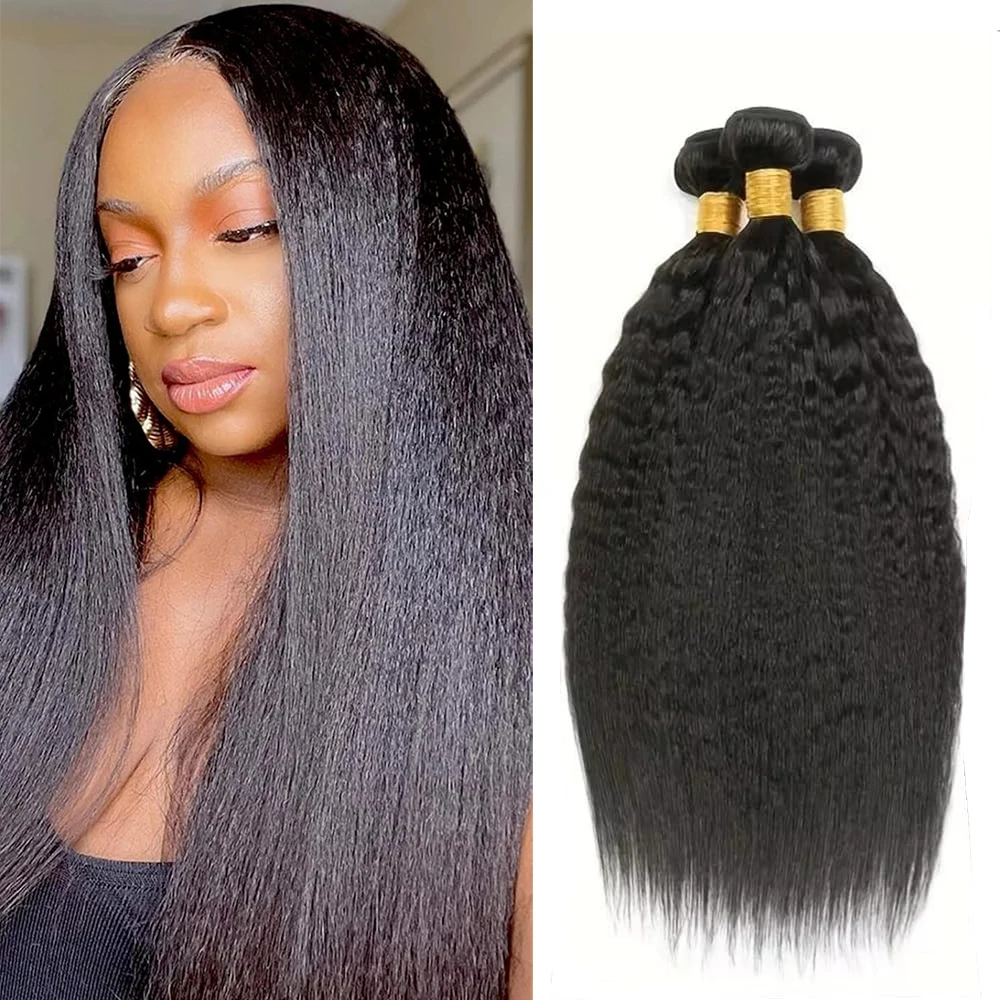 Peruvian Hair Kinky Straight Bundles Brazilian Remy Hair Extensions Human Hair 100% Human Hair Bundles for Black Women 1/3PCS
Peruvian Hair Kinky Straight Bundles Brazilian Remy Hair Extensions Human Hair 100% Human Hair Bundles for Black Women 1/3PCS