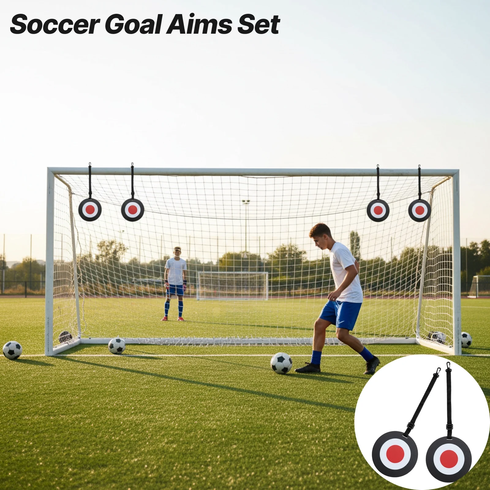 Sports Soccer Accessories Soccer Goal Target for Accuracy Practice Adjustable Straps Football Kit for Courtyard Teens
Sports Soccer Accessories Soccer Goal Target for Accuracy Practice Adjustable Straps Football Kit for Courtyard Teens