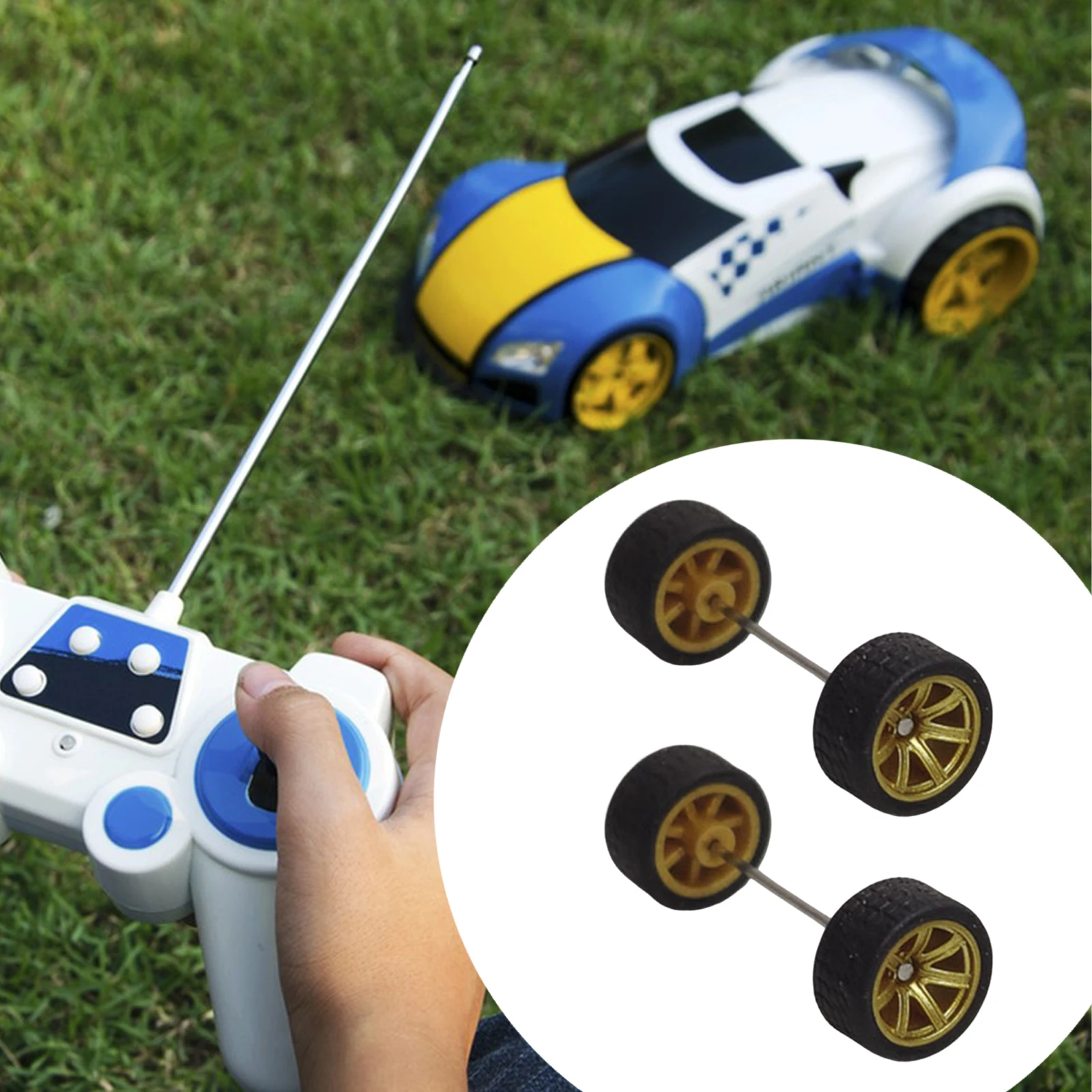 2Pcs 1: 64 Wheels RC Car Wheel Accessories with Miniature Roll Shaft Toys for Collectors Kids Boys Diecast Car Model Accessories
2Pcs 1: 64 Wheels RC Car Wheel Accessories with Miniature Roll Shaft Toys for Collectors Kids Boys Diecast Car Model Accessories