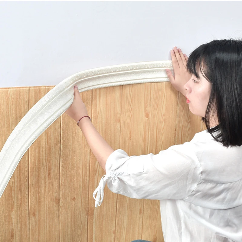 2.3m 3D Wall Decor Decorative Line Decoration Waterproof Living Room Self-adhesive Wallpaper Pattern Home Stickers
2.3m 3D Wall Decor Decorative Line Decoration Waterproof Living Room Self-adhesive Wallpaper Pattern Home Stickers