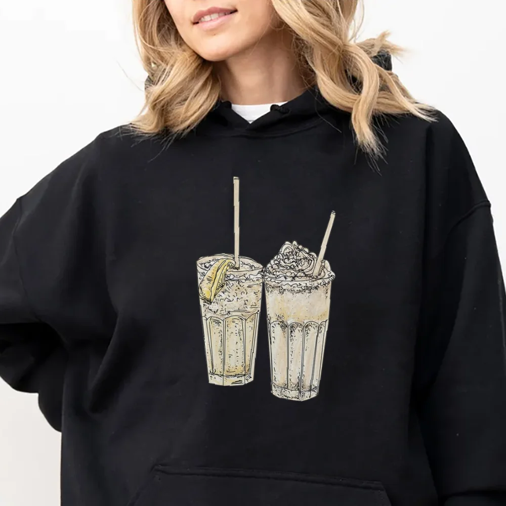 High Quality Comfortable Streetwear Hoodie Trendy Casual Black Style Top With Iced Drinks Print Fashion Daily Wear
High Quality Comfortable Streetwear Hoodie Trendy Casual Black Style Top With Iced Drinks Print Fashion Daily Wear