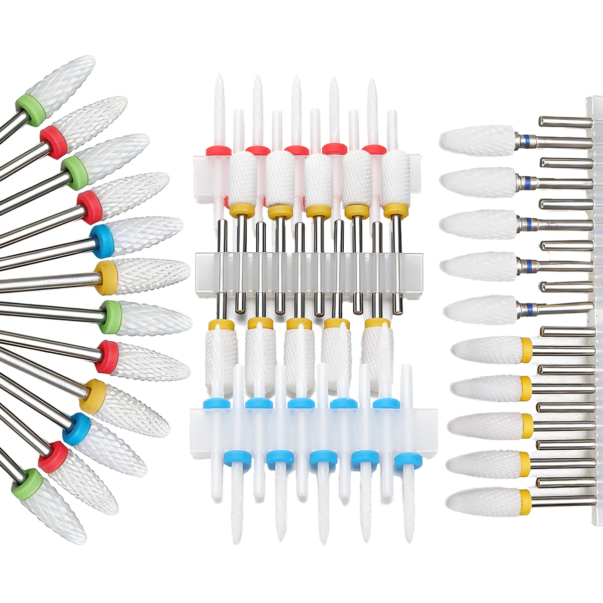 10Pcs Ceramic Nail Drill Bits, Professional Nail Art Tools for Polishing Grinding Dead Skin Removal, Acrylic Nails & Salon Home
10Pcs Ceramic Nail Drill Bits, Professional Nail Art Tools for Polishing Grinding Dead Skin Removal, Acrylic Nails & Salon Home