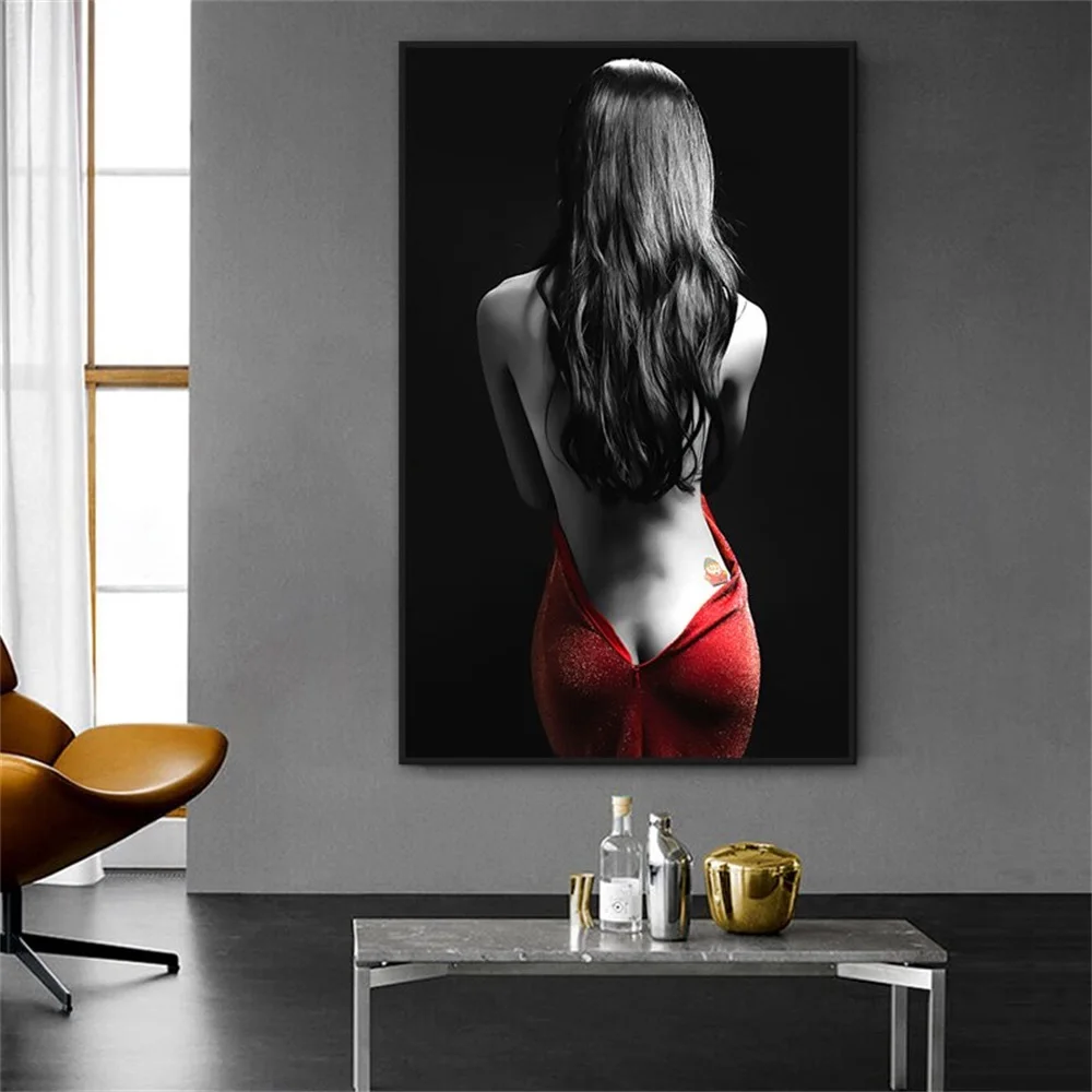 Abstract Sexy Nude Women Art Canvas Painting Red Skirt Woman Print Posters Wall Art Pictures for Living Room Home Decoration
Abstract Sexy Nude Women Art Canvas Painting Red Skirt Woman Print Posters Wall Art Pictures for Living Room Home Decoration
