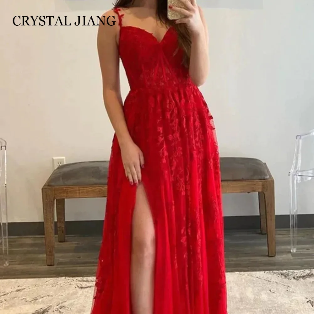 Elegant Long Off the Shoulder Tulle Prom Dresses Sleeveless with Appliques A Line Slit Floor Length Vestido De Festa
Elegant Long Off the Shoulder Tulle Prom Dresses Sleeveless with Appliques A Line Slit Floor Length Vestido De Festa