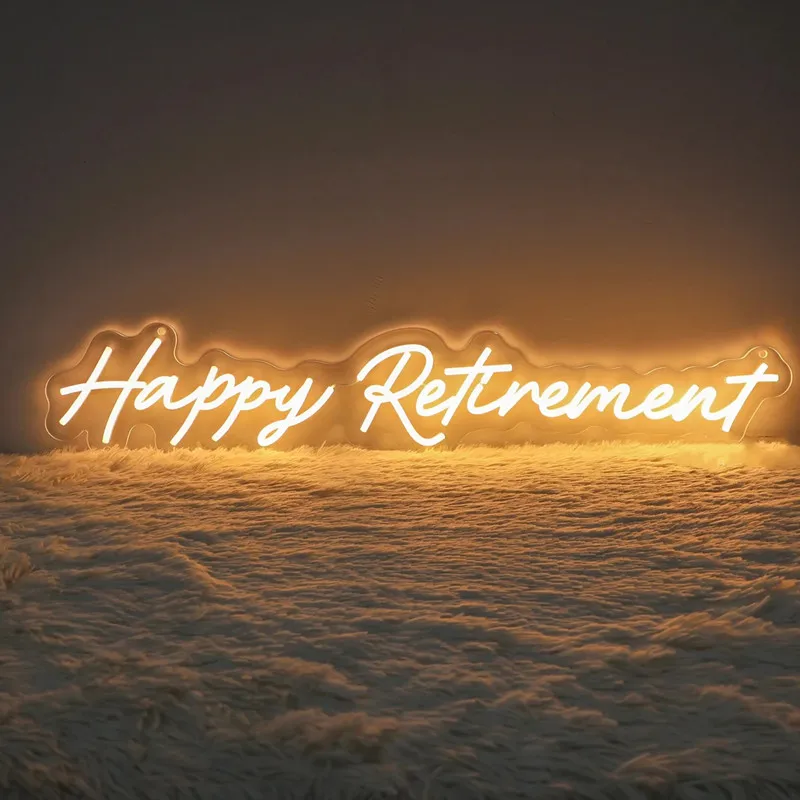 Happy Retirement Neon Sign, Custom Led Neon Light Room Decor, Retirement Gifts, Family Party Celebration Decor
Happy Retirement Neon Sign, Custom Led Neon Light Room Decor, Retirement Gifts, Family Party Celebration Decor