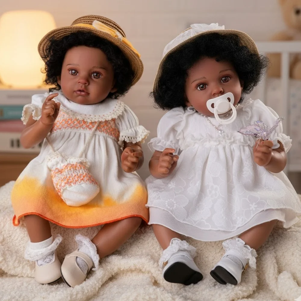 2pcs Cloveray 24 inch Realistic Vinyl Doll Lifelike Reborn Baby Doll Vinyl Limb Cloth Body Doll High Quality Original Kid Gift
2pcs Cloveray 24 inch Realistic Vinyl Doll Lifelike Reborn Baby Doll Vinyl Limb Cloth Body Doll High Quality Original Kid Gift