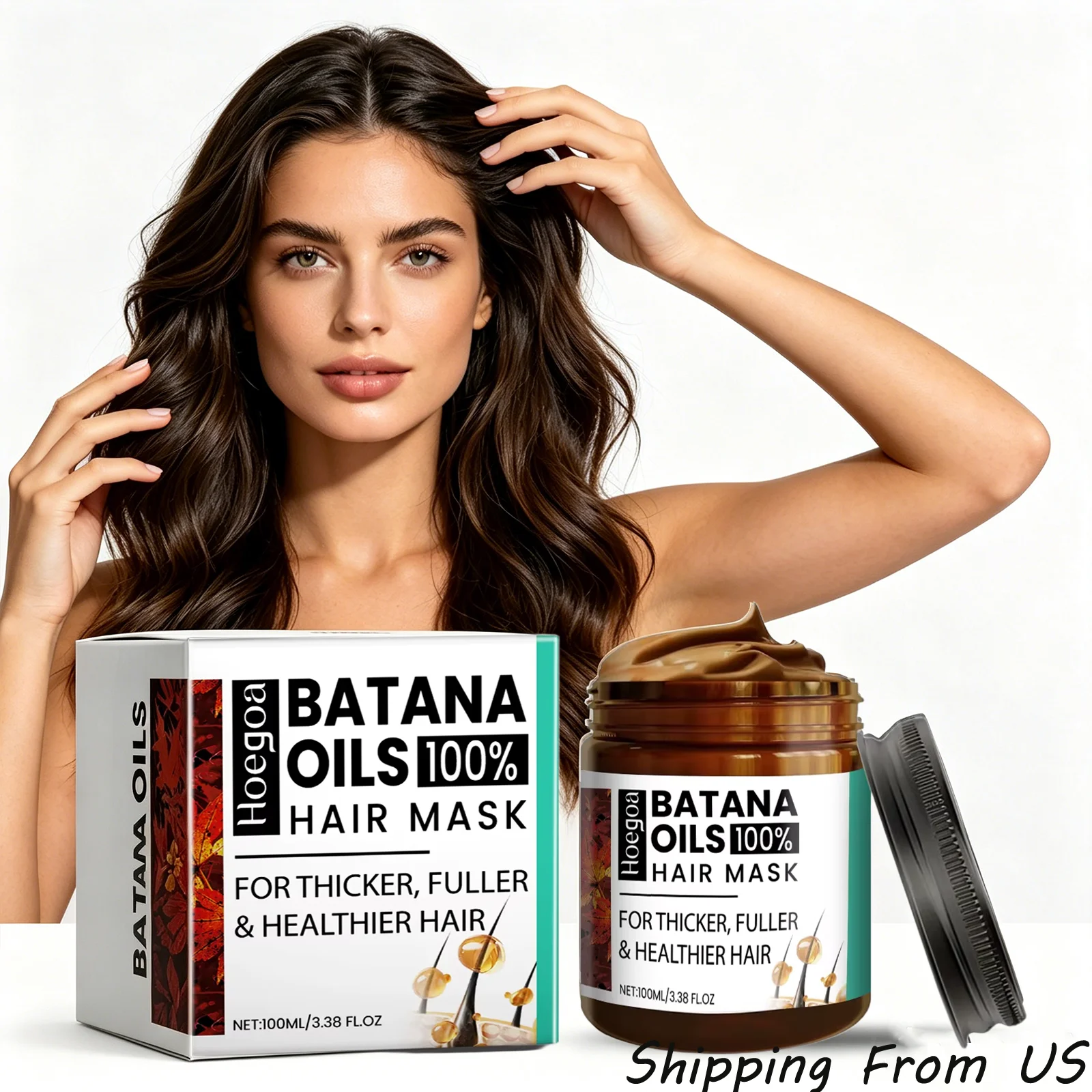 Hoegoa 100ml Batana Oil Hair Mask Smooth Hair Conditioner Repair Frizzy Hair Anti Split End Nourish Scalp Moisturizing Hair Mask
Hoegoa 100ml Batana Oil Hair Mask Smooth Hair Conditioner Repair Frizzy Hair Anti Split End Nourish Scalp Moisturizing Hair Mask
