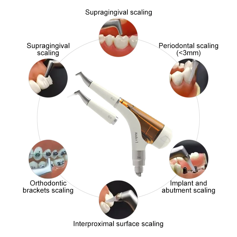 VVDental Air Polisher Supragingival/Subgingival Prophy Spray Jet Airflow Teeth Whitening Sandblaster Dental Polishing Tools
VVDental Air Polisher Supragingival/Subgingival Prophy Spray Jet Airflow Teeth Whitening Sandblaster Dental Polishing Tools