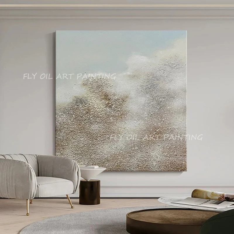 100% Handmade grey canvas thick knife landscape oil painting for home decoration as a gift unframe
100% Handmade grey canvas thick knife landscape oil painting for home decoration as a gift unframe