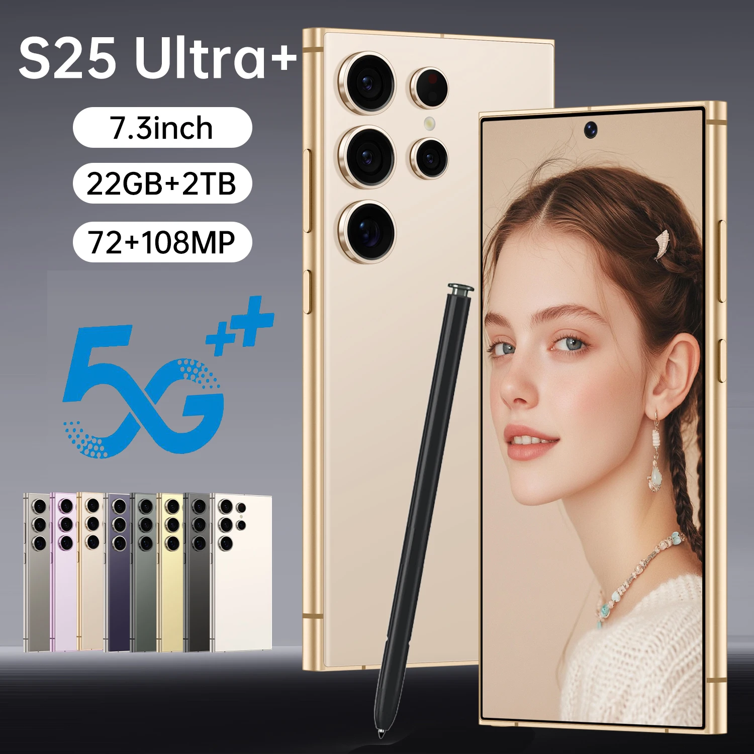 2025 Global version Mobile Phones S25 Ultra 7.3HD Cellphones 22G+2T Original Smartphone Dual SIM Android 14 7800mAh 5G Phone
2025 Global version Mobile Phones S25 Ultra 7.3HD Cellphones 22G+2T Original Smartphone Dual SIM Android 14 7800mAh 5G Phone