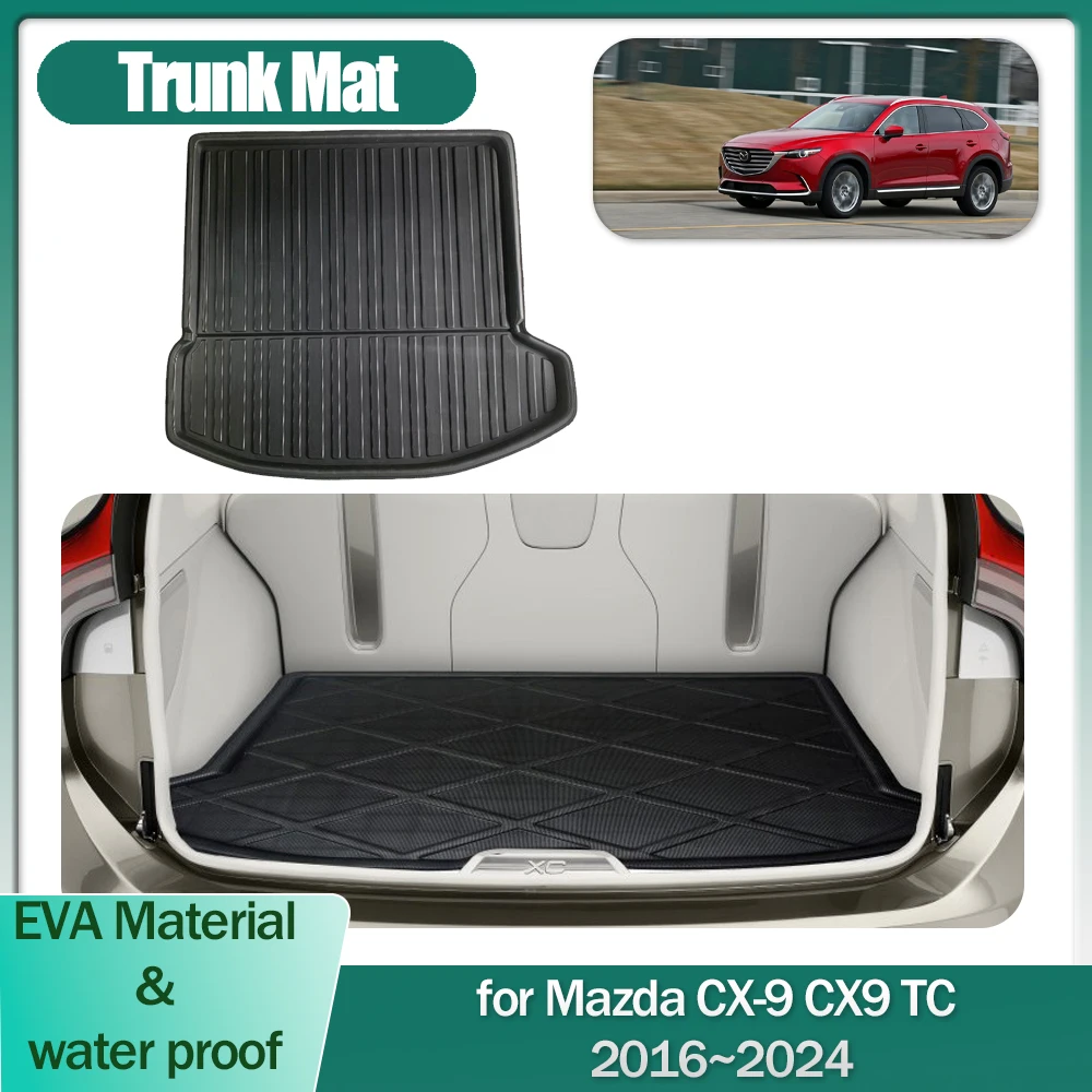 Коврик в багажник автомобиля для Mazda CX-9 CX9 TC 2016 ~ 2024 2017 2018 подставка для багажника грузовой напольный коврик для багажа водонепроницаемый чехол аксессуары
Коврик в багажник автомобиля для Mazda CX-9 CX9 TC 2016 ~ 2024 2017 2018 подставка для багажника грузовой напольный коврик для багажа водонепроницаемый чехол аксессуары