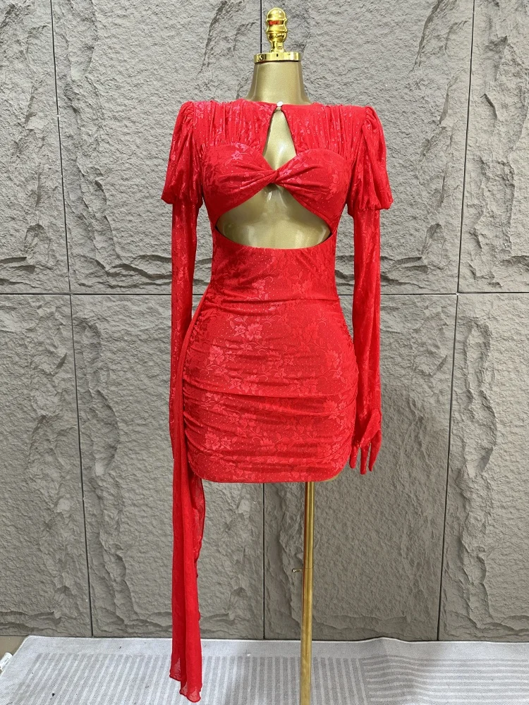 2025 Summer Women New Red Sexy Hollow Lace Mini Dress Fashion Hot Party Dinner Dress
2025 Summer Women New Red Sexy Hollow Lace Mini Dress Fashion Hot Party Dinner Dress