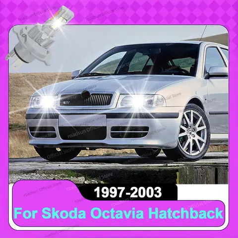 Led Lights High Quality 30000Lm CSP Headlight Bulb H4 6000K Lamp For Skoda Octavia Hatchback 1997 1998 1999 2000 2001 2002 2003