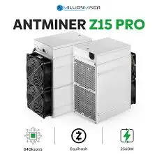 HH Bitmain Antminer Z15 Pro 860KH/S 2847W Zcash Miner
HH Bitmain Antminer Z15 Pro 860KH/S 2847W Zcash Miner