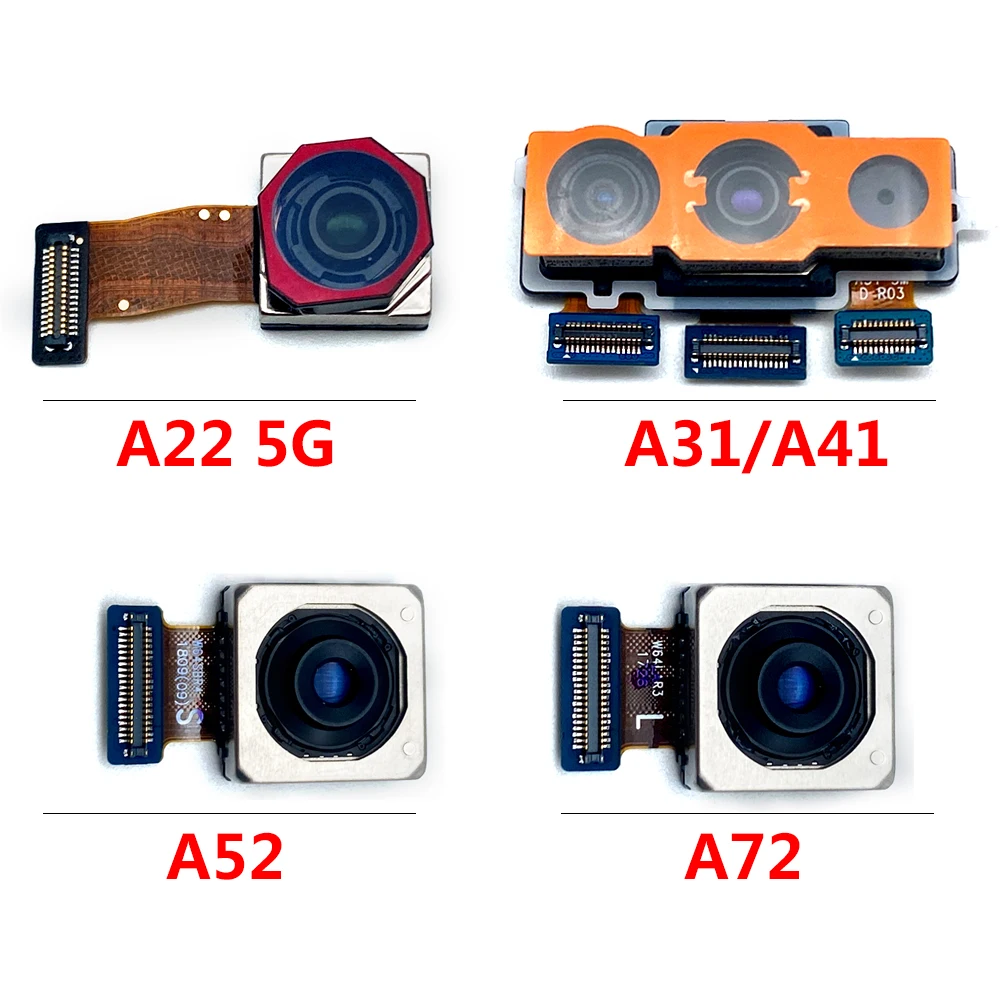 20Pcs,New Front Facing Rear Back Camera Flex For Samsung A52 A72 A31 A41 A22 A32 A42 4G 5G Main Facing Camera Module Flex Cable
20Pcs,New Front Facing Rear Back Camera Flex For Samsung A52 A72 A31 A41 A22 A32 A42 4G 5G Main Facing Camera Module Flex Cable