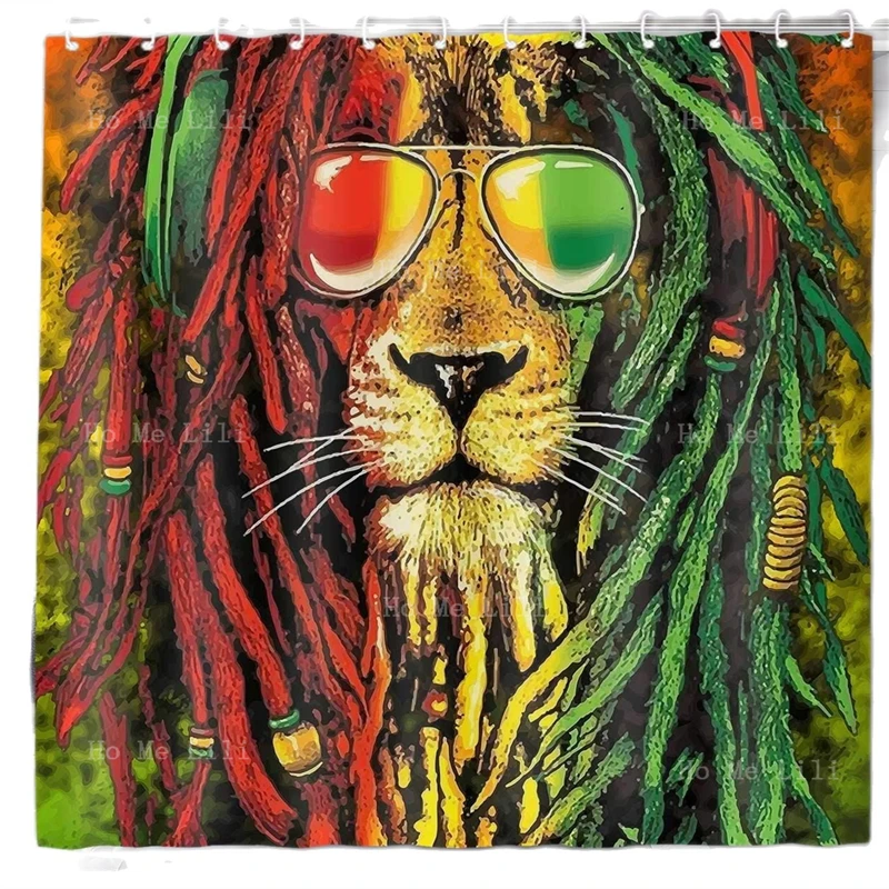 Rasta голова льва психоделическая кошка парная Косплей смешная занавеска для душа Bigfoot из полиэстера водонепроницаемый декор для ванной комнаты
Rasta голова льва психоделическая кошка парная Косплей смешная занавеска для душа Bigfoot из полиэстера водонепроницаемый декор для ванной комнаты