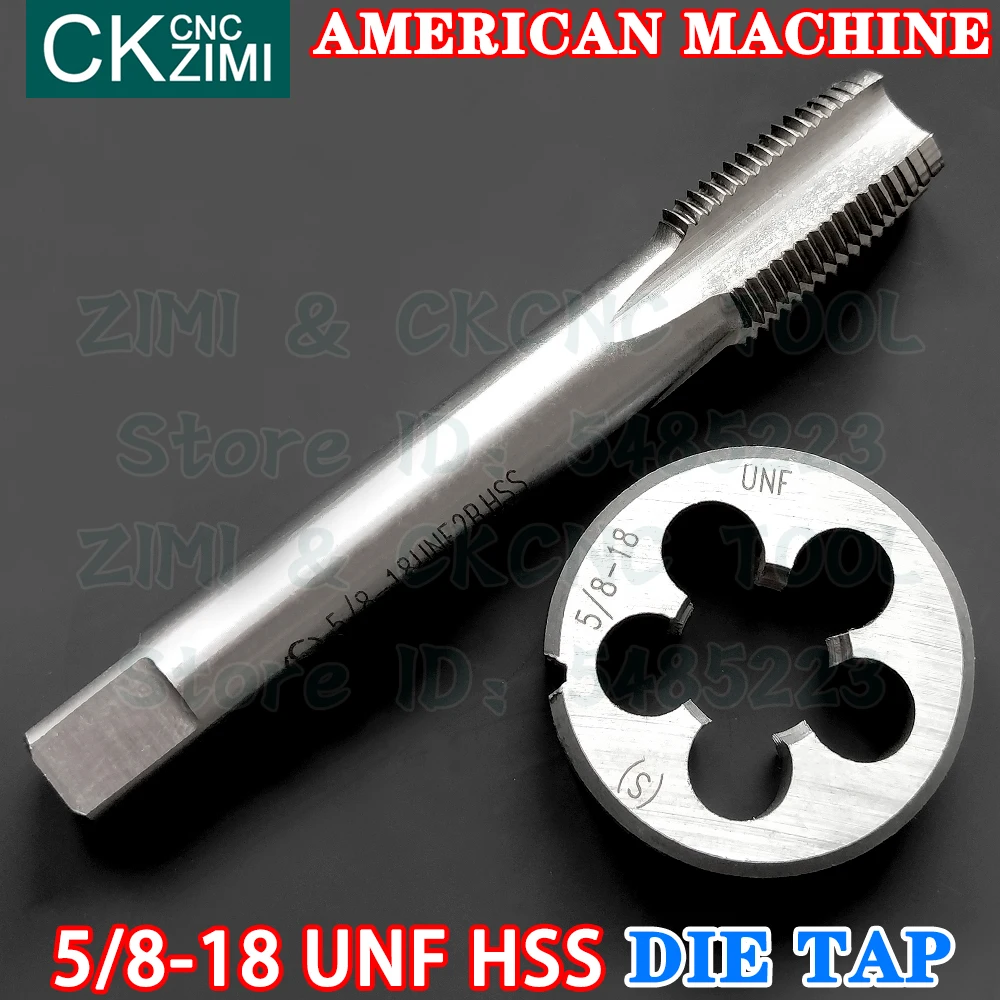 5/8-18UNF 5/8-18 UNF HSS Straight Handle American standard Machine Die Tap High Speed Steel Wire Tapping Drill Round Die Metal
5/8-18UNF 5/8-18 UNF HSS Straight Handle American standard Machine Die Tap High Speed Steel Wire Tapping Drill Round Die Metal