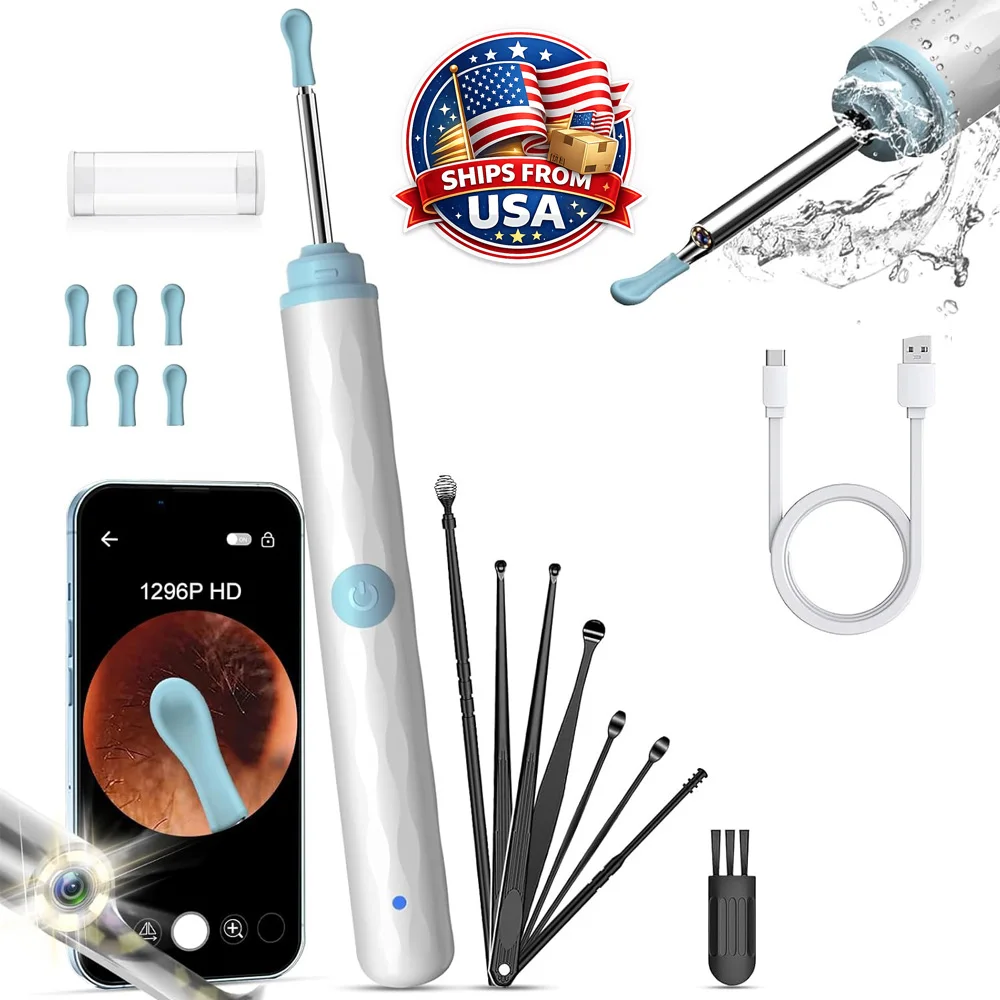 Visual Ear Cleaner with Camera HD Ear Wax Removal Tool with 6 LED Lights Wireless Otoscope Ear Cleaning Kit for Adults Kids
Visual Ear Cleaner with Camera HD Ear Wax Removal Tool with 6 LED Lights Wireless Otoscope Ear Cleaning Kit for Adults Kids