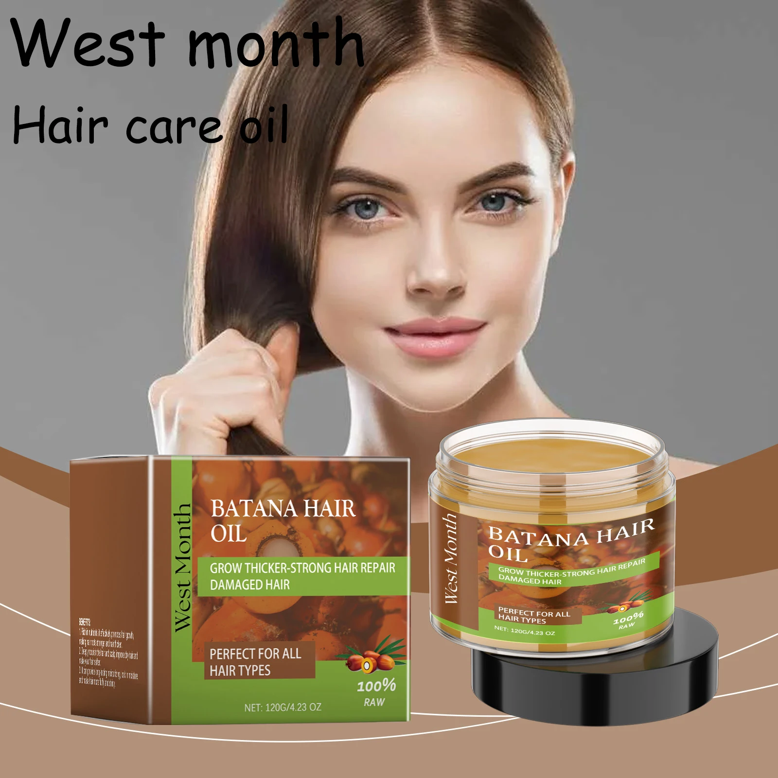 West Month Hair Care Oil Repair Damaged Hair Reduce Breakage Moisturizing Nourishing Scalp Strengthening Volumizing Hair Oil
West Month Hair Care Oil Repair Damaged Hair Reduce Breakage Moisturizing Nourishing Scalp Strengthening Volumizing Hair Oil