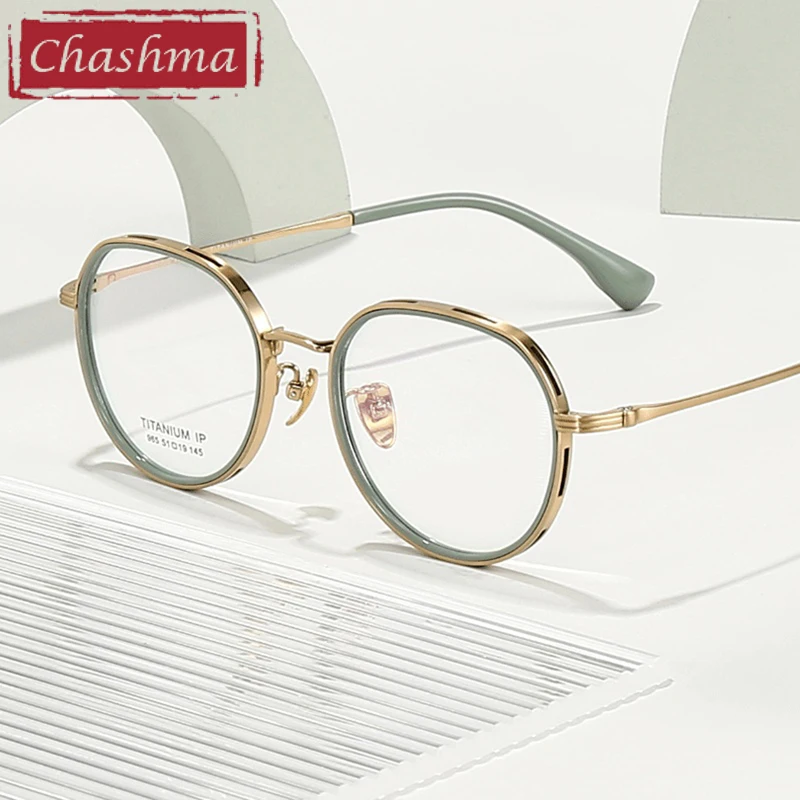 Chashma Prescription Glasses Women Round Pure Titanium Optical Eyeglasses Frames Myopia Eyewear for Recipe Lenses Spectacles
Chashma Prescription Glasses Women Round Pure Titanium Optical Eyeglasses Frames Myopia Eyewear for Recipe Lenses Spectacles