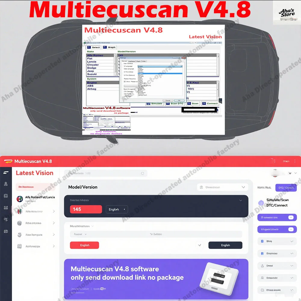 Multiecuscan V4.8 obd2 Scanner Software For European and American car models + ELM327 + Flat adapter Registered Unlimited keygen
Multiecuscan V4.8 obd2 Scanner Software For European and American car models + ELM327 + Flat adapter Registered Unlimited keygen