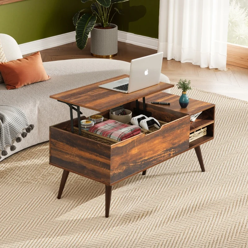 GALAXHERO Lift Top Coffee Table Adjustable Storage Shelf Hidden Compartment Lift Tabletop Dining Table for Living Room
GALAXHERO Lift Top Coffee Table Adjustable Storage Shelf Hidden Compartment Lift Tabletop Dining Table for Living Room