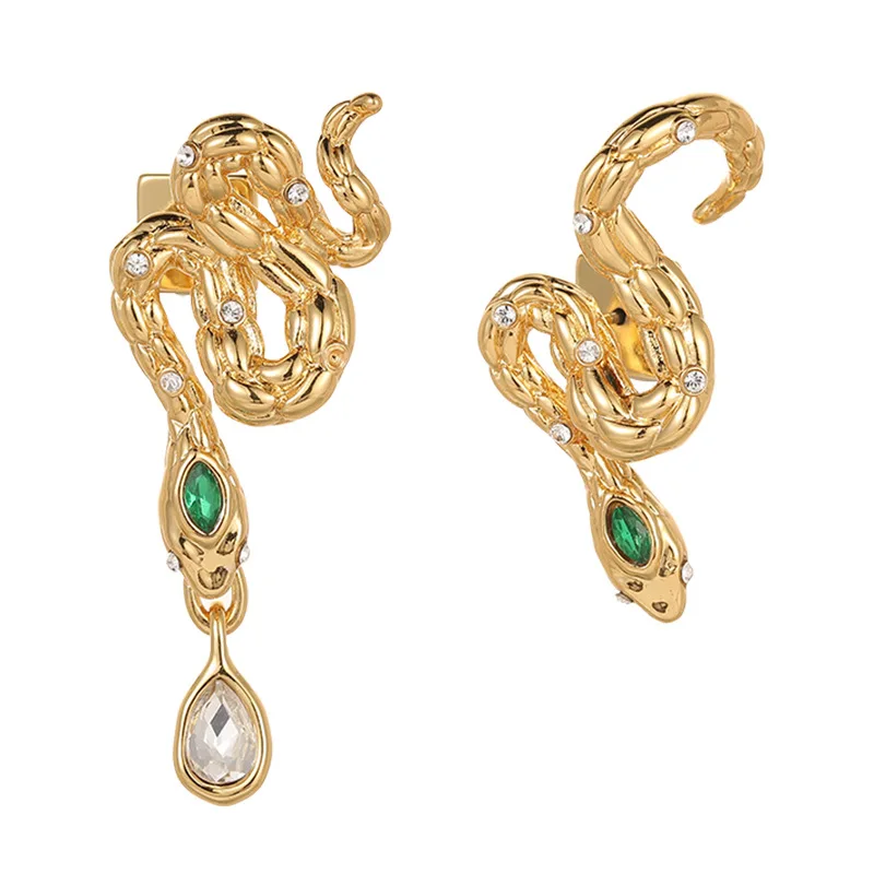 2024 New Exaggerated Snake Shaped Earrings for Women Fashion Personalized Trend Snake Earrings Girl Rock Jewelry Party Gift
2024 New Exaggerated Snake Shaped Earrings for Women Fashion Personalized Trend Snake Earrings Girl Rock Jewelry Party Gift