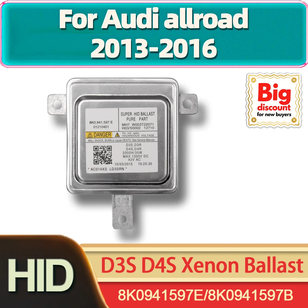 35 Вт HID ксеноновый балласт управления фар OEM 8K0941597E 8K0941597B ксеноновый балласт фар D3S D4S для Audi allroad 2013-2016 
35 Вт HID ксеноновый балласт управления фар OEM 8K0941597E 8K0941597B ксеноновый балласт фар D3S D4S для Audi allroad 2013-2016