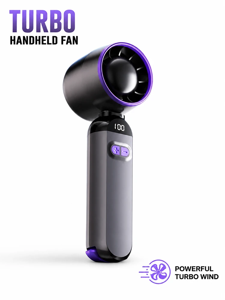 Mini Handheld Turbo Fan Powerful Wind USB Rechargeable Portable Cooling Fan Low Noise Personal Desk Fan for Home Office Travel
Mini Handheld Turbo Fan Powerful Wind USB Rechargeable Portable Cooling Fan Low Noise Personal Desk Fan for Home Office Travel
