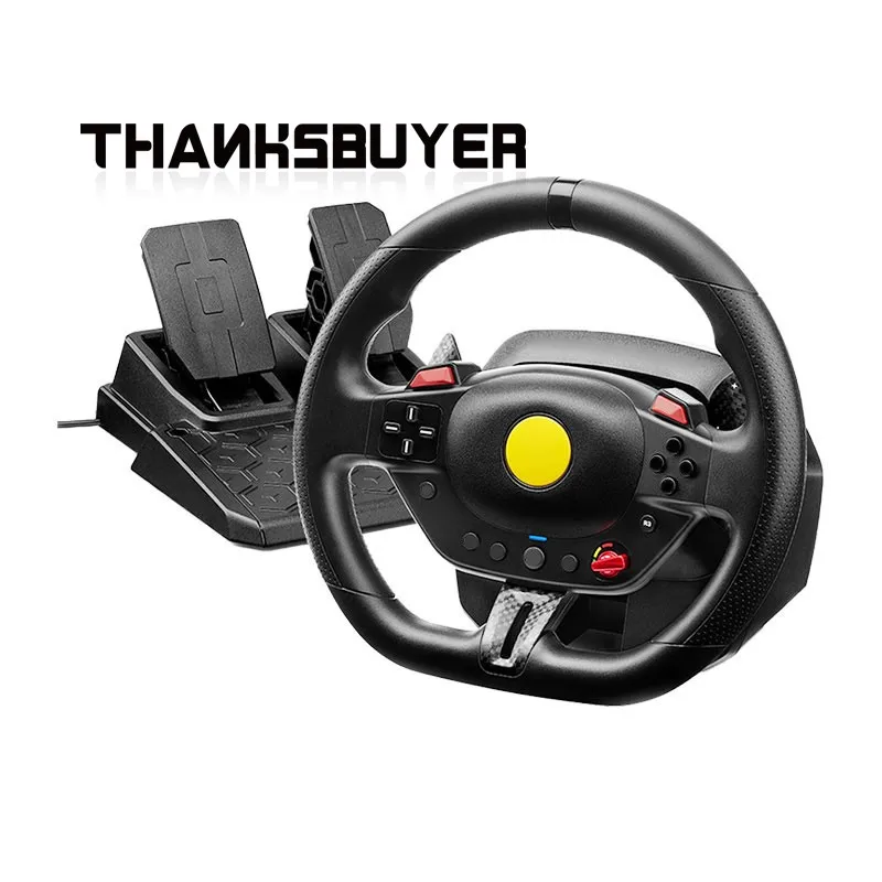 Оригинальный руль T98P 10 дюймов T98 296 GTB для 240 ° Комплект педалей Rotation + T2PM для Thrustmaster
Оригинальный руль T98P 10 дюймов T98 296 GTB для 240 ° Комплект педалей Rotation + T2PM для Thrustmaster