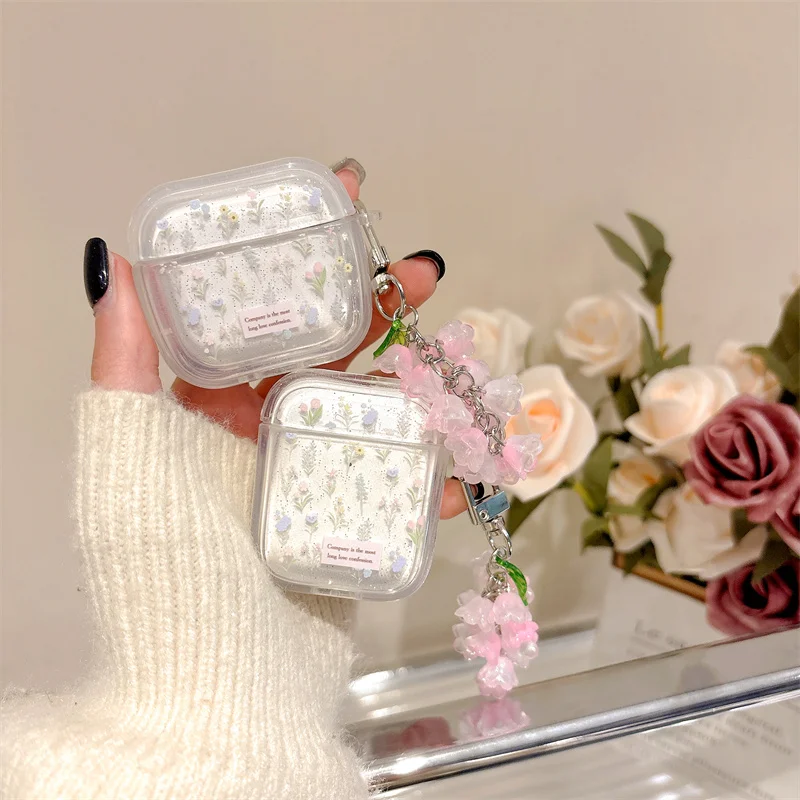 Wireless Bluetooth ear case for Airpods 3 2 1 AirPods 4 AirPods pro2 silicone glitter flower pattern earphone cover 3D pendant
Wireless Bluetooth ear case for Airpods 3 2 1 AirPods 4 AirPods pro2 silicone glitter flower pattern earphone cover 3D pendant