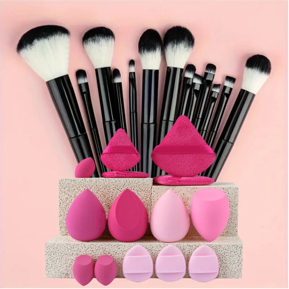 Makeup Brushes Set, Include Powder Foundation Concealers Blush Eye shadows Makeup Brushes and Powder Puff Makeup Sponge
Makeup Brushes Set, Include Powder Foundation Concealers Blush Eye shadows Makeup Brushes and Powder Puff Makeup Sponge