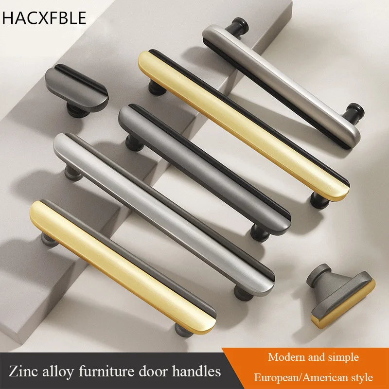 Modern Two-Color Kitchen Door Handles Zinc Alloy Cabinet Handles Black Gold Drawer Knobs And Pulls Kitchen Furniture Handles
Modern Two-Color Kitchen Door Handles Zinc Alloy Cabinet Handles Black Gold Drawer Knobs And Pulls Kitchen Furniture Handles