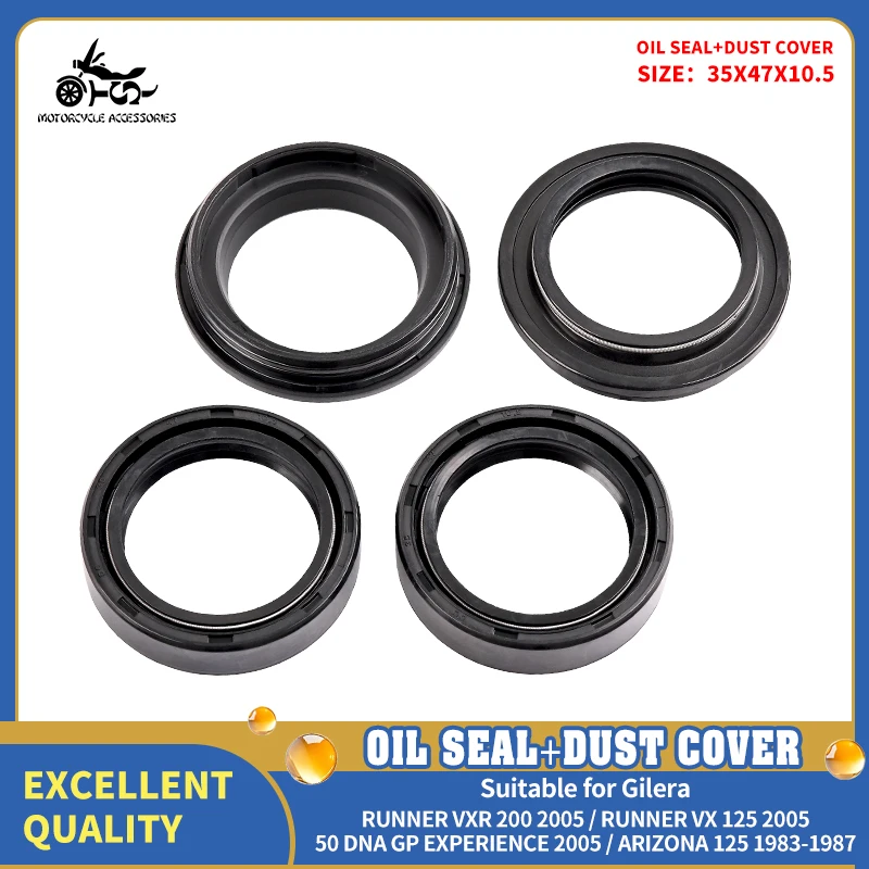 SJ 35x47x10.5 Front Fork Oil Seal & Dust Cover For GILERA 50 DNA ARIZONA 125 200 FAST RTX VX 125 RUNNER RX125 TRIAL 125 VXR
SJ 35x47x10.5 Front Fork Oil Seal & Dust Cover For GILERA 50 DNA ARIZONA 125 200 FAST RTX VX 125 RUNNER RX125 TRIAL 125 VXR
