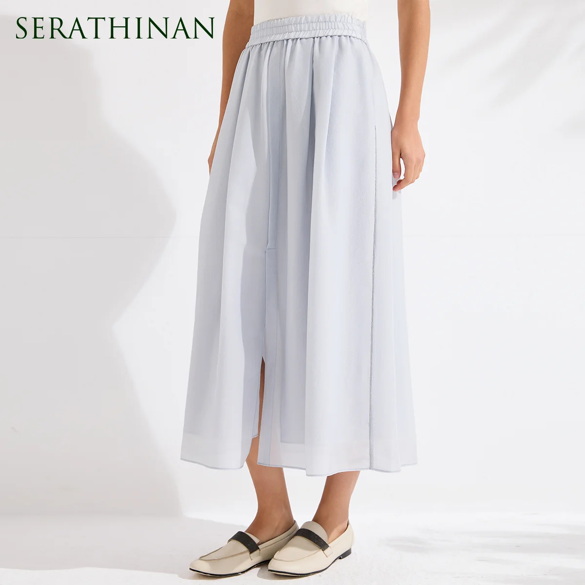 KL7613725 Premium Silk Acetate Skirt Women's Chic High Waist Midi Skirt Luxury Elegant Drape Pleated Skirt
KL7613725 Premium Silk Acetate Skirt Women's Chic High Waist Midi Skirt Luxury Elegant Drape Pleated Skirt