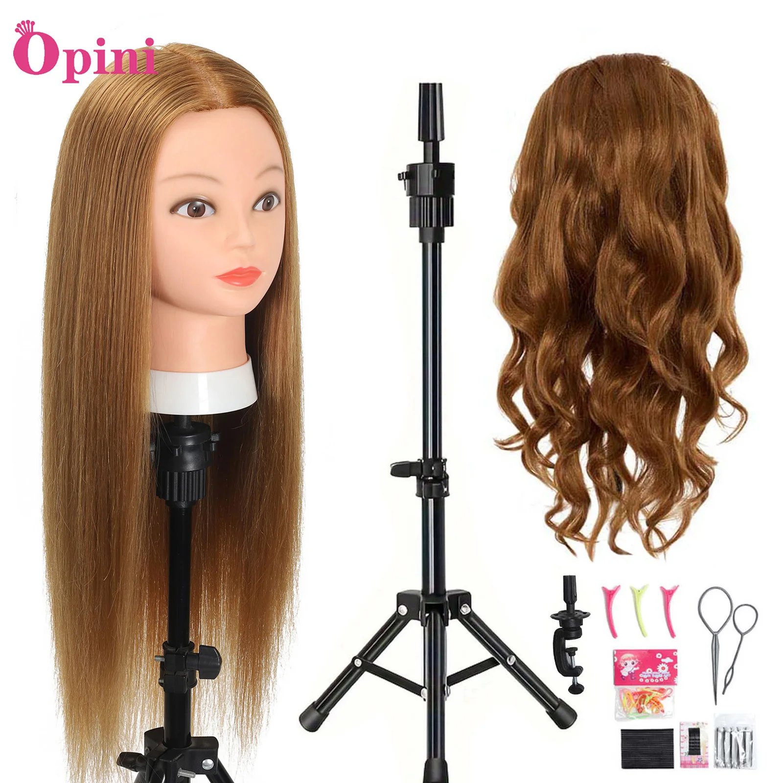Mannequin Head with Hair 80% Human Hair 26"-28" Cosmetology Doll Head Human Hair for Hairdress And Individual Tripod Stand
Mannequin Head with Hair 80% Human Hair 26"-28" Cosmetology Doll Head Human Hair for Hairdress And Individual Tripod Stand
