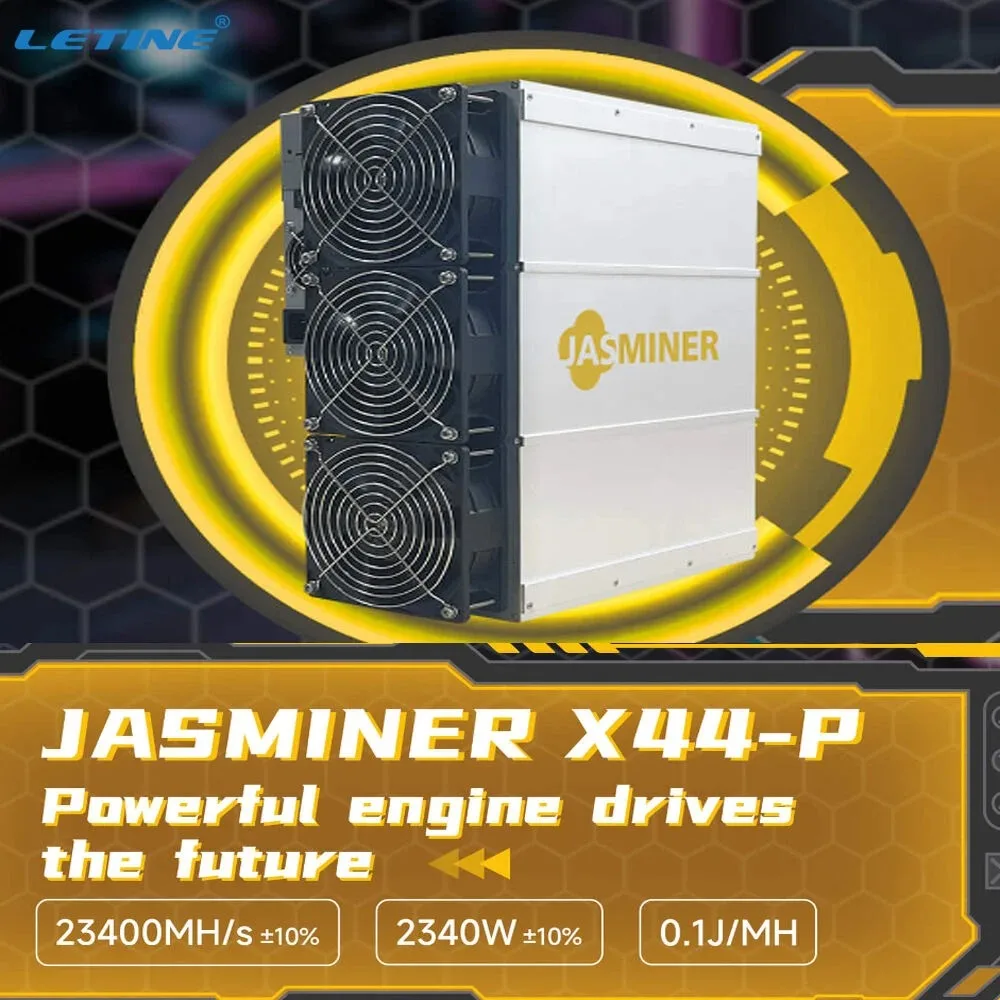 Buy 3 Get 2 Free New Jasminer X44-P 23.4Gh/s 2340W ETC Miner ASIC Mining Machine
Buy 3 Get 2 Free New Jasminer X44-P 23.4Gh/s 2340W ETC Miner ASIC Mining Machine