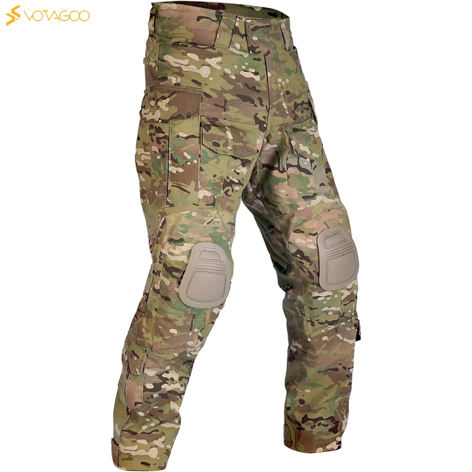 VOTAGOO G3 Combat Pants with Knee Pads Tactical Military Trousers Hunting Camo Pants for Men Rip-Stop Airsoft Gear
VOTAGOO G3 Combat Pants with Knee Pads Tactical Military Trousers Hunting Camo Pants for Men Rip-Stop Airsoft Gear
