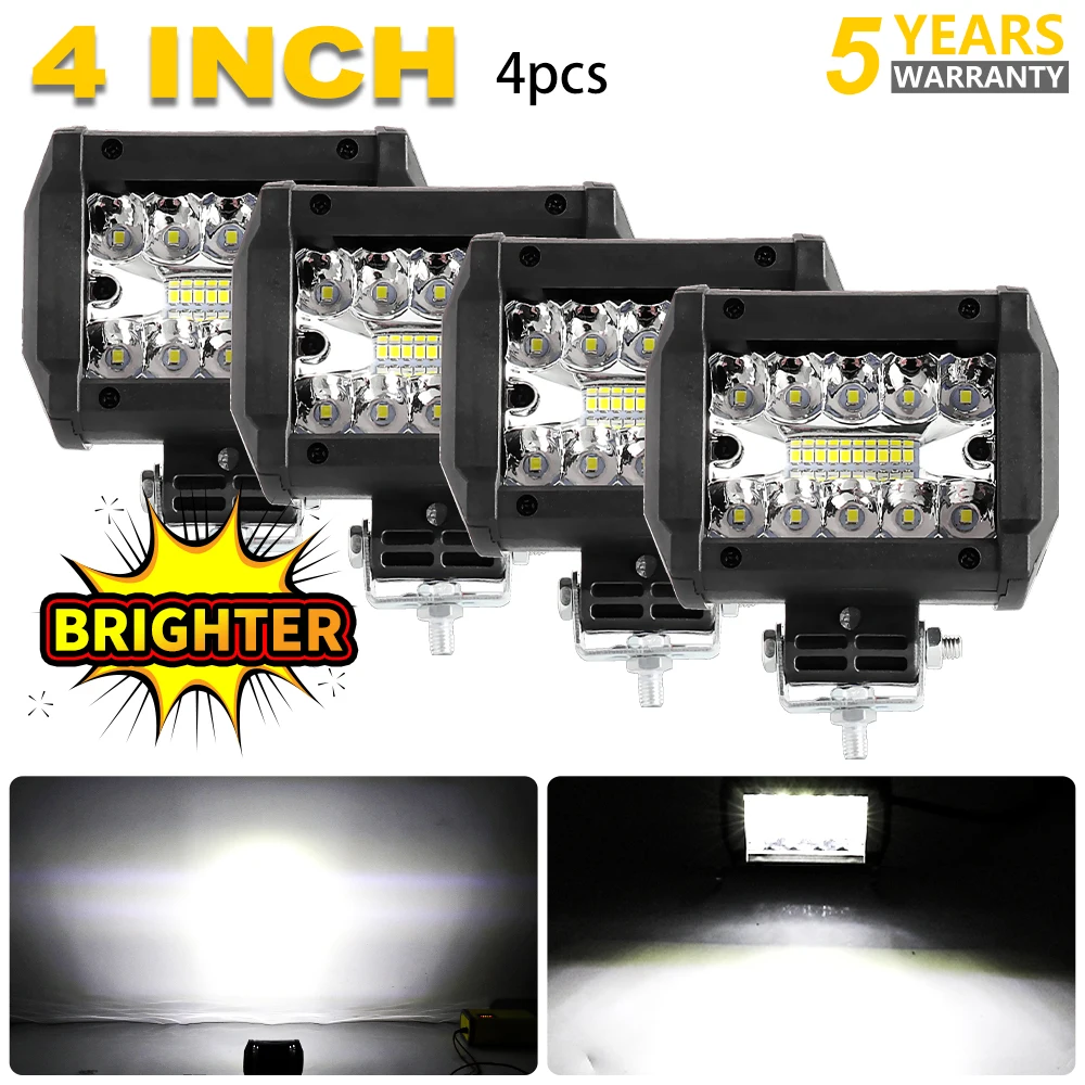 CO LIGHT 4PCS 60W LED Work Light Truck Offroad Tractor Flood Lights 12V Square 3.3 Inch offroad use
CO LIGHT 4PCS 60W LED Work Light Truck Offroad Tractor Flood Lights 12V Square 3.3 Inch offroad use