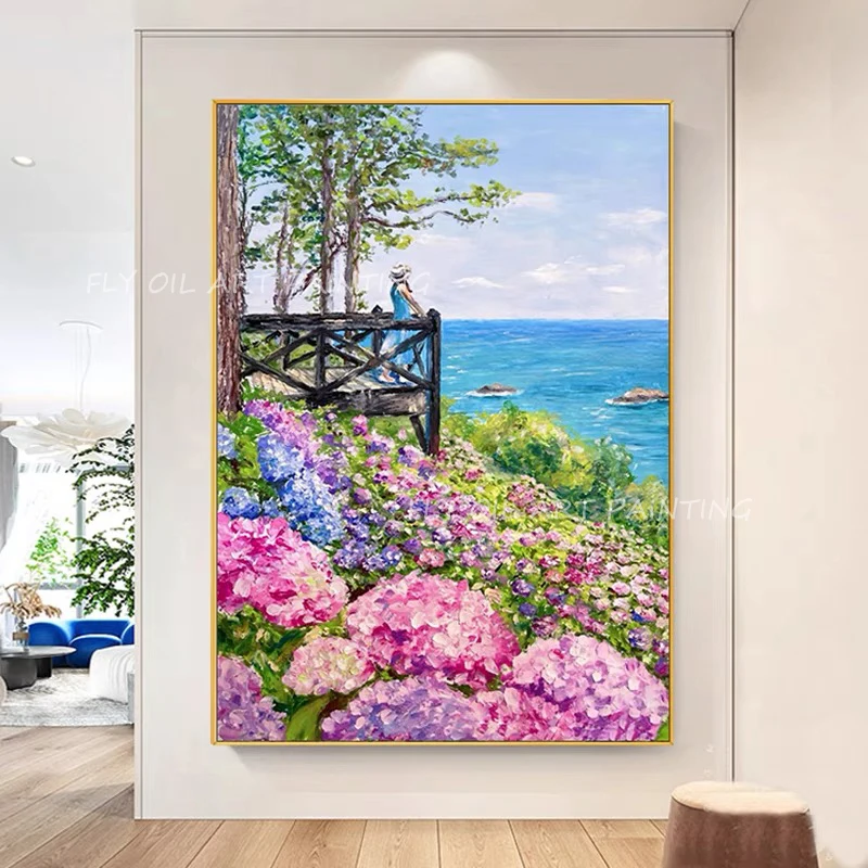 Handpainted colorful flower ocean wall painting on canvas abstract art decorative picture for living room cuadros decorativos
Handpainted colorful flower ocean wall painting on canvas abstract art decorative picture for living room cuadros decorativos