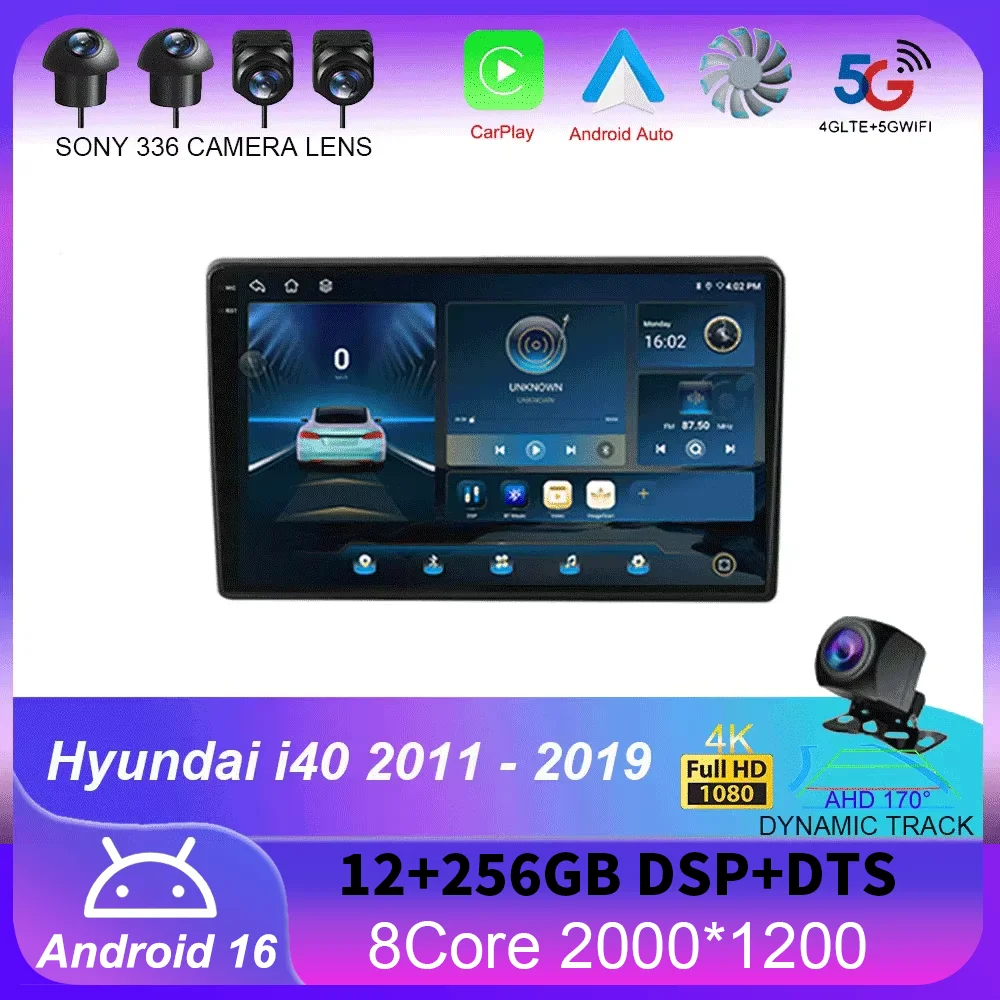 Android 16 For Hyundai i40 2011 - 2019 Car Radio Stereo Multimedia Video Player Unit GPS Wireless Carplay Android Auto No 2din
Android 16 For Hyundai i40 2011 - 2019 Car Radio Stereo Multimedia Video Player Unit GPS Wireless Carplay Android Auto No 2din