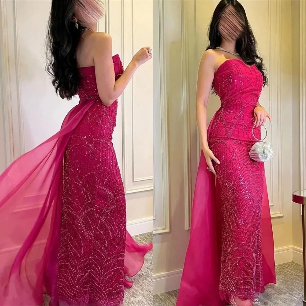 Customized Mermaid Temperament Chiffon Evening Dress High Quality Sleeveless Sweetheart Homecoming Dress Luxury Party Dress
Customized Mermaid Temperament Chiffon Evening Dress High Quality Sleeveless Sweetheart Homecoming Dress Luxury Party Dress