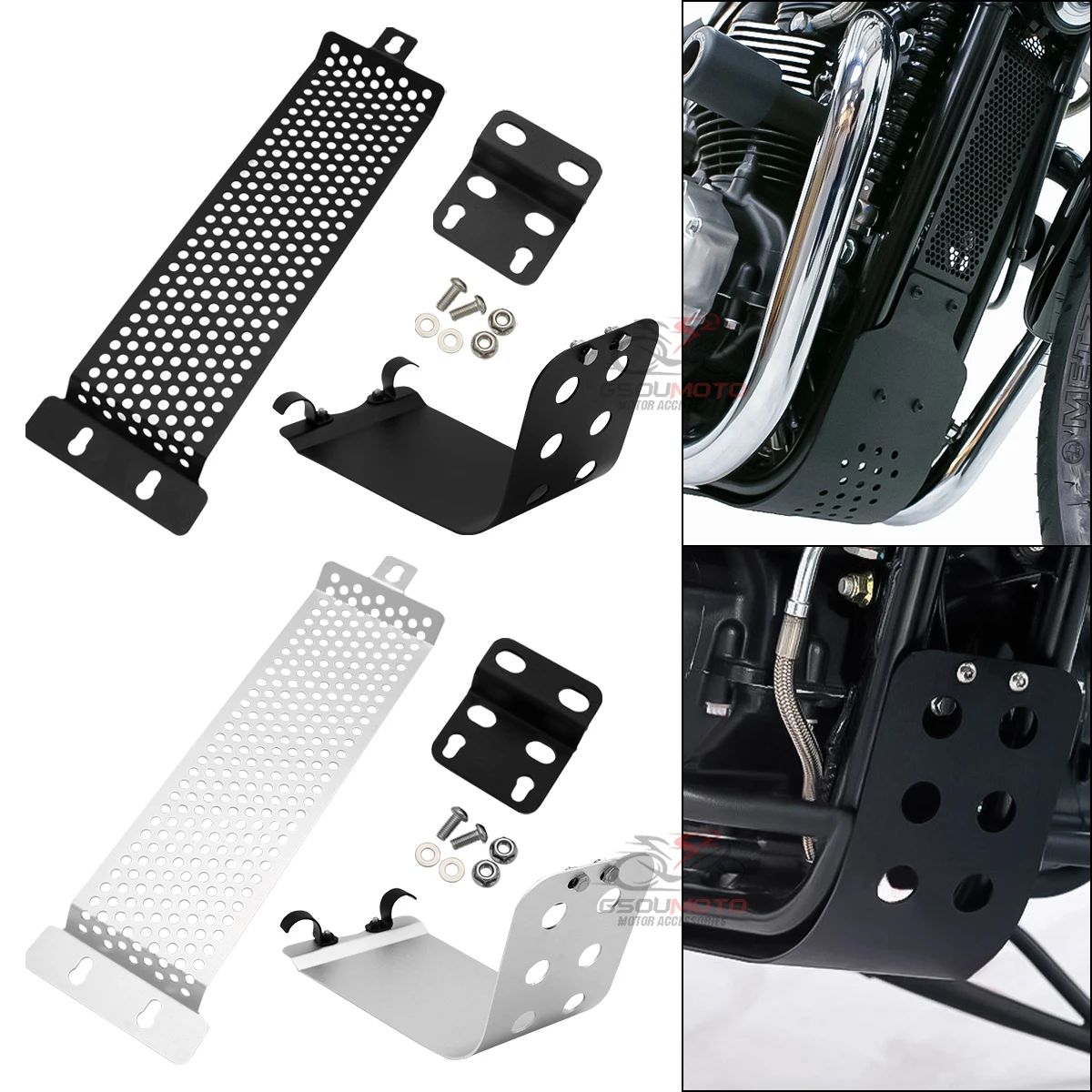 Motorbike Skid Plate Radiator Guard Oil Engine Cooler Cover For Triumph Bonneville T100 T214 SE T120 Thruxton Scramble 900 01-15
Motorbike Skid Plate Radiator Guard Oil Engine Cooler Cover For Triumph Bonneville T100 T214 SE T120 Thruxton Scramble 900 01-15